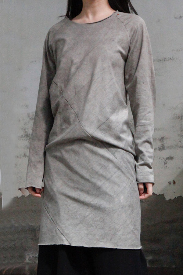 M.A+ long -sleeved spiral long T -shirt TW270DL JC2 carbon color